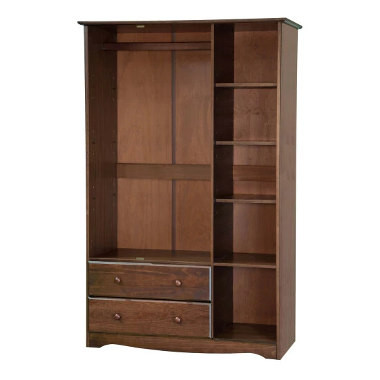 Discount π₯° 100% Solid Wood Copper Grove Caddo Grand Wardrobe Armoire White 𧨠- Image 6
