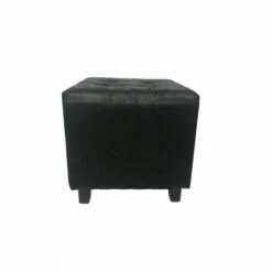 Best Pirce π Copper Grove Novska Antique Square Ottoman Black π