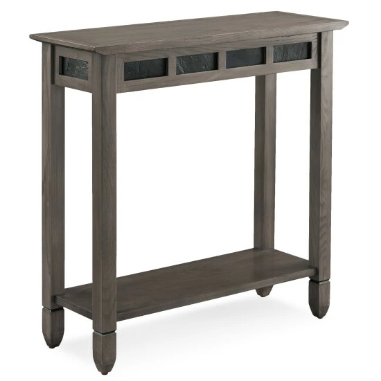 Best reviews of π Copper Grove Ixia Rustic Oak And Slate Tile Hall Stand Smoke Grey π - Image 4