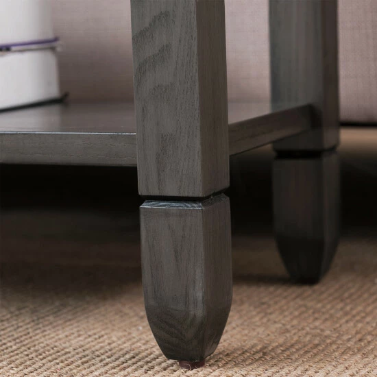 Best reviews of π Copper Grove Ixia Rustic Oak And Slate Tile Hall Stand Smoke Grey π - Image 6