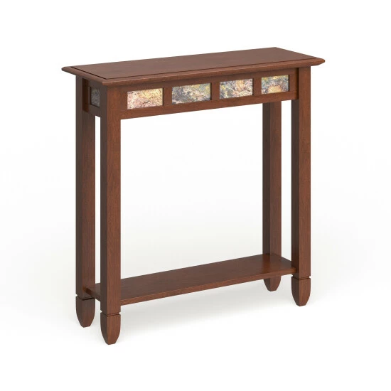 Best reviews of π Copper Grove Ixia Rustic Oak And Slate Tile Hall Stand Smoke Grey π - Image 7