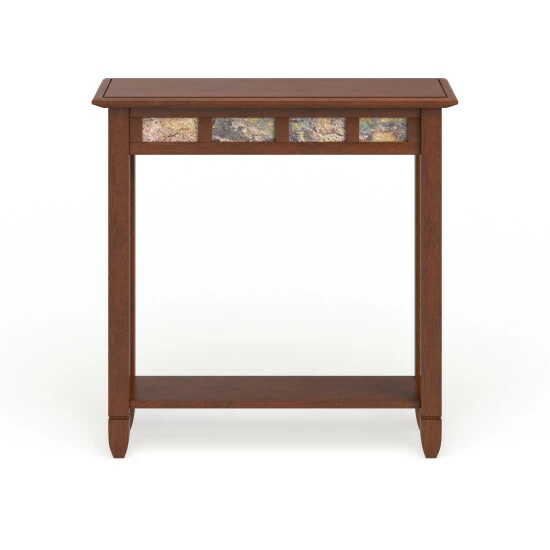 Best reviews of π Copper Grove Ixia Rustic Oak And Slate Tile Hall Stand Smoke Grey π - Image 8