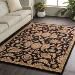 Flash Sale 🔥 Copper Grove Arabath Hand-Tufted Floral Wool Rug - 8' X 11' 👍