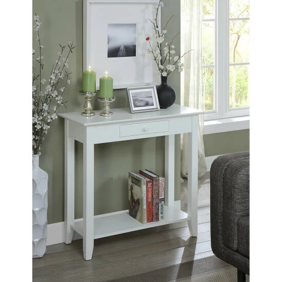 Flash Sale β Copper Grove Aubrieta Single Drawer Hall Table Grey π - Image 4