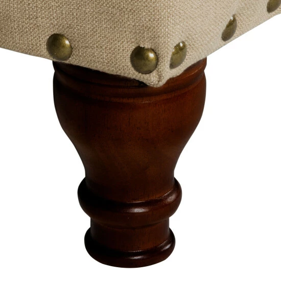 Hot Sale β Copper Grove Muscari Upholstered Storage Bench With Nailhead Trim Orange And Cream Medallion π - Image 7