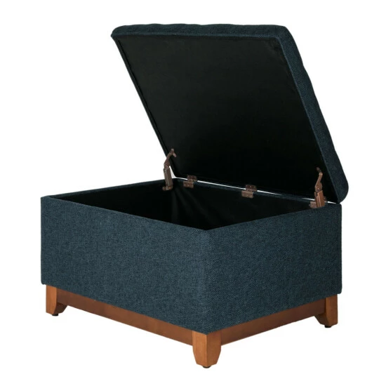 Cheap βοΈ Copper Grove Sororia Navy Textured Storage Ottoman π₯° - Image 5