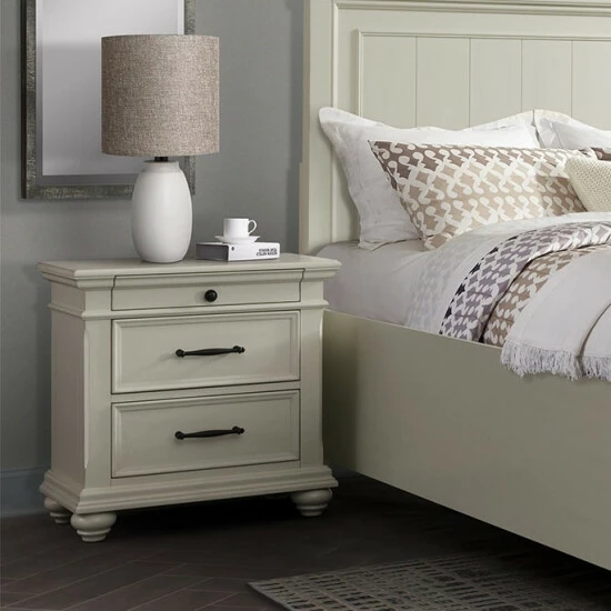 Best Sale β€οΈ Copper Grove Derbyhaven Off-white Wood 3-drawer Nightstand π