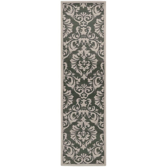 Flash Sale ❤️ Copper Grove Spirit Rock Traditional Floral Area Rug Charcoal/cream 🧨