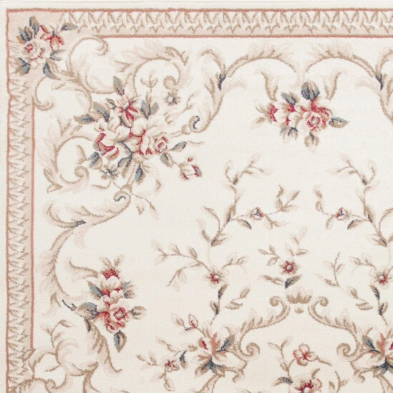 Brand new 𧨠Copper Grove Gmunden Classic Floral Area Rug Light Grey βοΈ - Image 7
