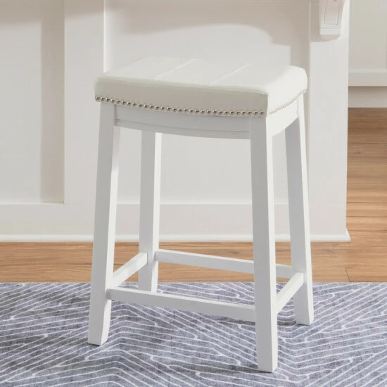 Wholesale π Copper Grove Willamette Solid Wood Counter Stool Blue π€© - Image 2