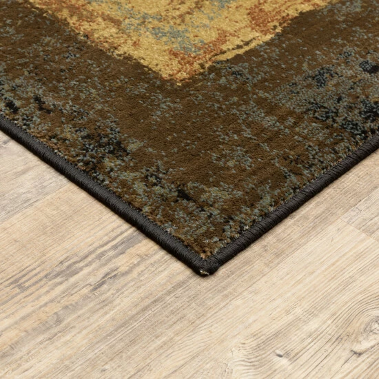 Brand new π₯ Copper Grove Blocks And Rings Brown/ Black Area Rug Brown/black π - Image 5