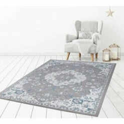 Deals 💯 Copper Grove Mateo Regal Grey Area Rug ⌛