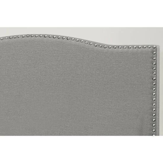 Cheap 𧨠Copper Grove Durkheim Grey Fabric-upholstered Headboard π - Image 3