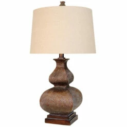 Wholesale 🛒 Copper Grove Rennes Transitional Golden White-wash Table Lamp ✨