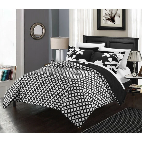New π Copper Grove Pando Black Reversible 3-Piece Duvet Cover Set π€© - Image 2