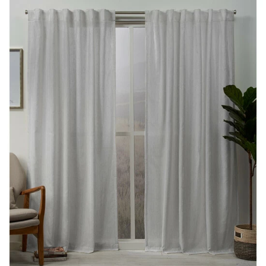 Buy π Copper Grove Rakovski Embellished Hidden Tab Top Curtain Panel Pair Dove Grey βοΈ