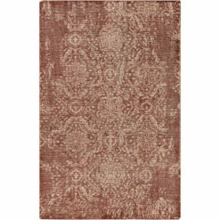 Cheapest 👍 Copper Grove Shawmari Hand-Knotted Wool Area Rug Red 🥰