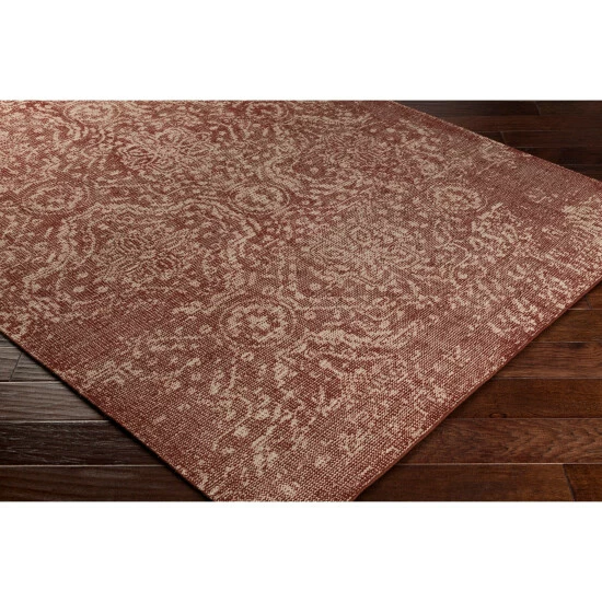 Cheapest π Copper Grove Shawmari Hand-Knotted Wool Area Rug Red π₯° - Image 3
