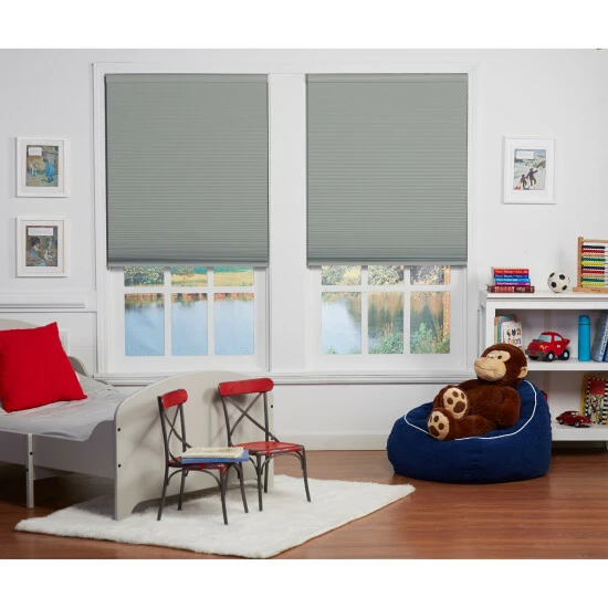 Hot Sale βοΈ Copper Grove Yerevan Grey/White 72-inch Long Cordless Blackout Cellular Shade π