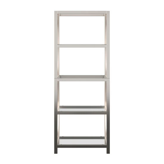Flash Sale π Copper Grove Valkeakoski Brushed Nickel Bookcase βοΈ - Image 4
