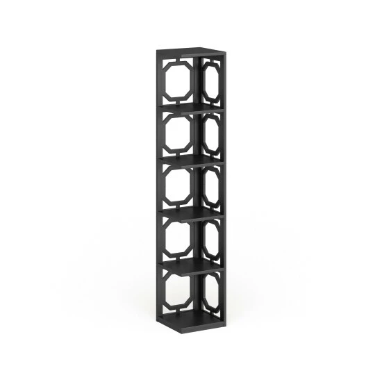Top 10 π Copper Grove Hitchie 5-tier Corner Bookcase Black π - Image 8