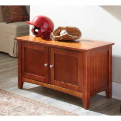 Coupon 🤩 Copper Grove Daintree 2-door Storage Bench Espresso ⭐