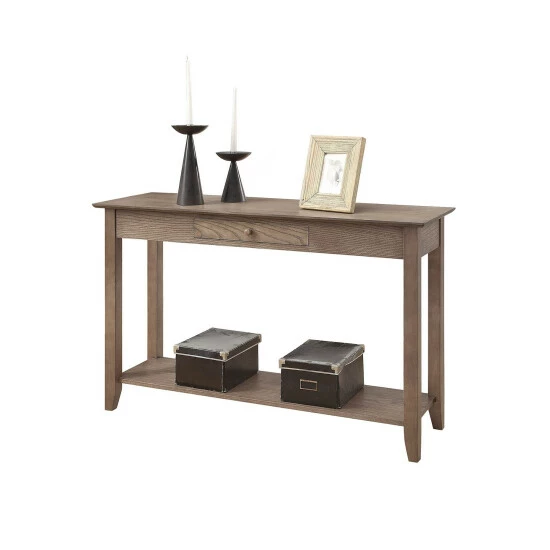Top 10 π Copper Grove Aubrieta Single Drawer Console Table Driftwood/white β - Image 5