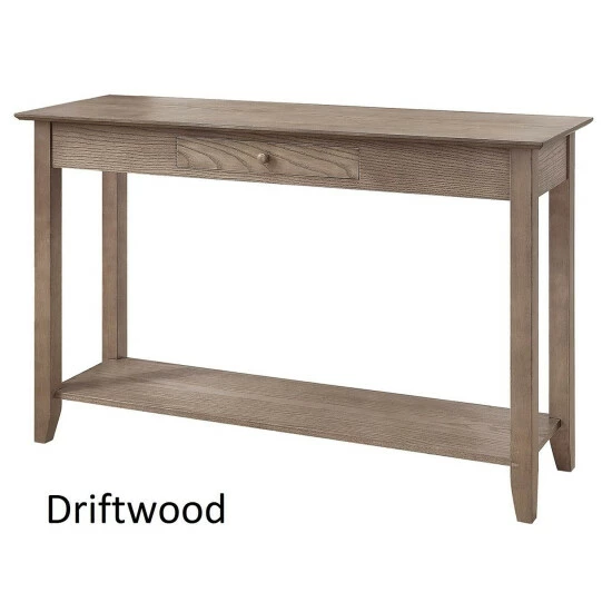 Top 10 π Copper Grove Aubrieta Single Drawer Console Table Driftwood/white β - Image 6