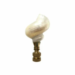 Best reviews of 😉 Copper Grove Mitropoliya Natural Seashell Lamp Finial (White Shell On Polished Brass Base) 🎉