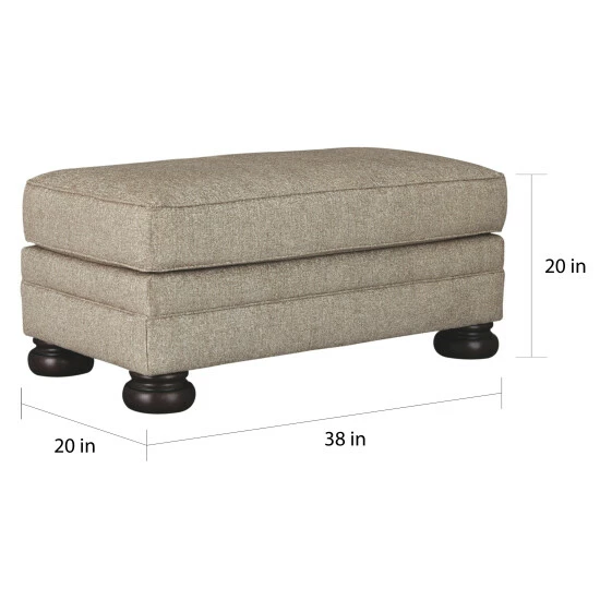 Best deal π₯° Copper Grove Sappemeer Oatmeal Ottoman π₯ - Image 4
