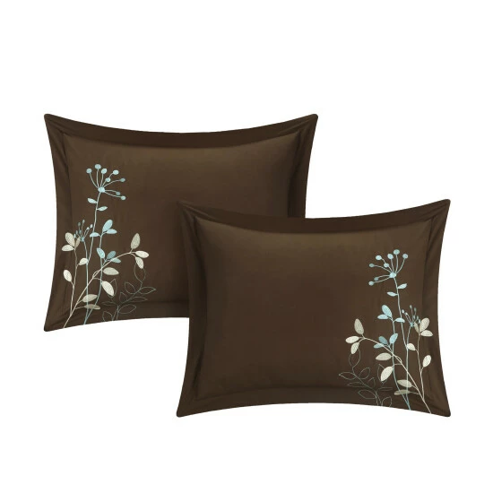 Top 10 π Copper Grove Pelee 8-piece Chocolate Brown Comforter Set π - Image 3