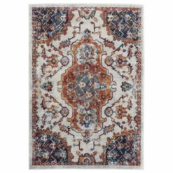 New 👍 Copper Grove Yahotyn Area Rug Turquoise 😍