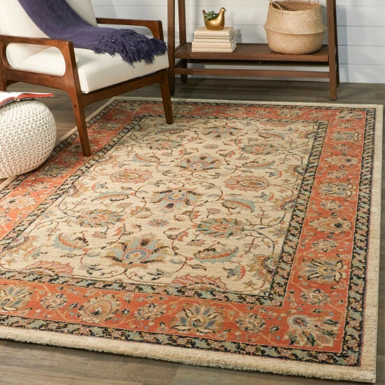 Deals 𧨠Copper Grove Casimiro Oriental Pattern Indoor Area Rug Aqua π―