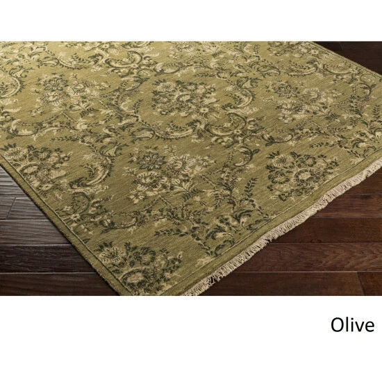 Cheap π Copper Grove Volcans Hand Knotted Indoor Area Rug Olive β€οΈ - Image 2