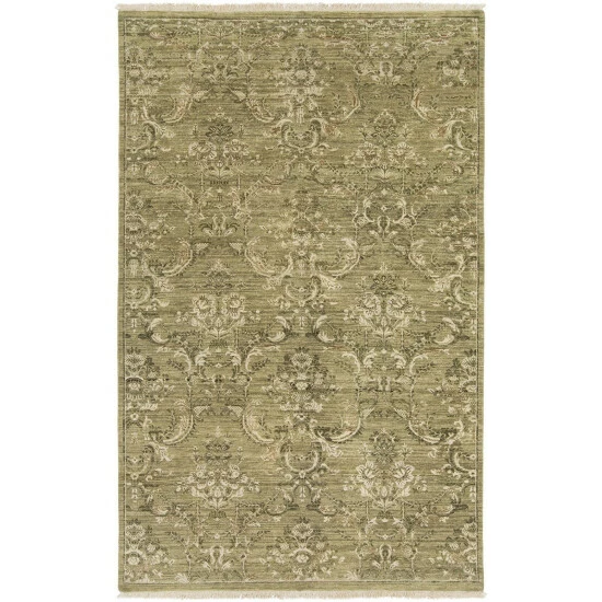 Cheap π Copper Grove Volcans Hand Knotted Indoor Area Rug Olive β€οΈ - Image 4