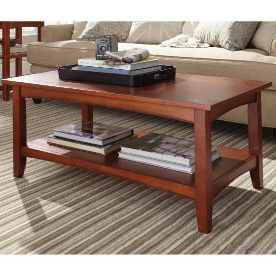 Deals π Copper Grove Daintree 42-inch Wood Coffee Table With Shelf Cherry π - Image 2