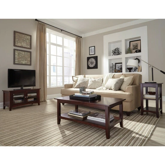 Deals π Copper Grove Daintree 42-inch Wood Coffee Table With Shelf Cherry π - Image 6