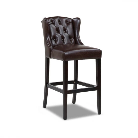 Brand new βοΈ Copper Grove Richmond 27 Or 31 Inch Armless Wingback Tufted Counter Height Bar Stool Vintage Brown - Faux Leather π₯ - Image 8