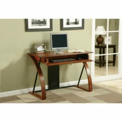 Top 10 👏 Copper Grove Mandevilla Classic Oak Wood Desk With Keyboard Tray ⌛