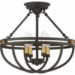 Wholesale ⌛ Copper Grove Shirin 4-light Bronze Semi-flush Mount 🎉