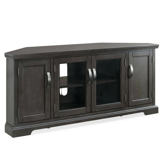 Discount π Copper Grove Janie Grey Oak 57-inch Corner Entertainment TV Console - N/a π₯ - Image 2
