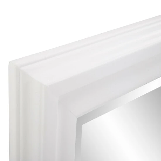 Coupon π Copper Grove Lilas Matte White Rectangular Wall Mirror βοΈ - Image 5