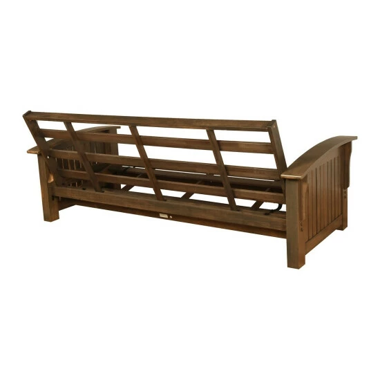 Discount π€© Copper Grove Kostandovo Futon Frame In Rustic Walnut Finish Rustic Walnut With Drawers π - Image 7