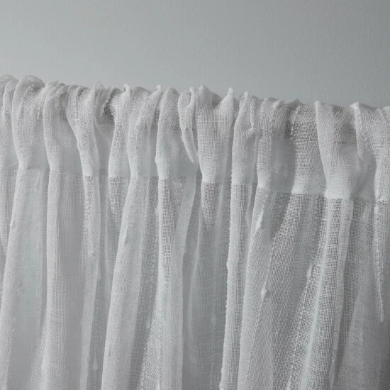 Wholesale β€οΈ Copper Grove Svilengrad Sheer Rod Pocket Top Curtain Panel Pair White π - Image 3