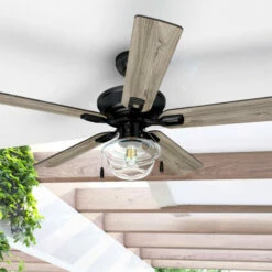 Best Sale 🧨 Copper Grove Strang Indoor/ Outdoor Ceiling Fan - 52-inch 🛒