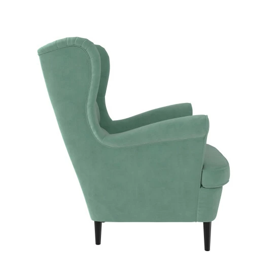 New π₯° Copper Grove Novalee Tapered Wingback Arm Chair Silver Multi Floral π - Image 8