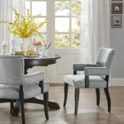Best deal 👍 Copper Grove Cobleland Grey Arm Dining Chair 🧨