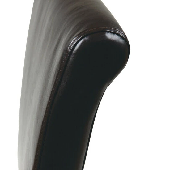 Outlet β Copper Grove Five Bridge Eco Parsons Faux Leather Nailhead Chair Cream Faux Leather π - Image 4