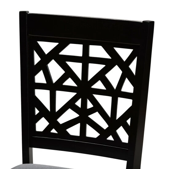 Wholesale 𧨠Copper Grove Baguia Cushioned Armless Dining Chairs (Set Of 4) Grey π - Image 5