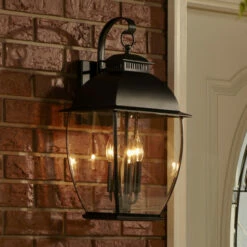 Buy ❤️ Copper Grove Batak 3-light Black Outdoor Fixture 🥰